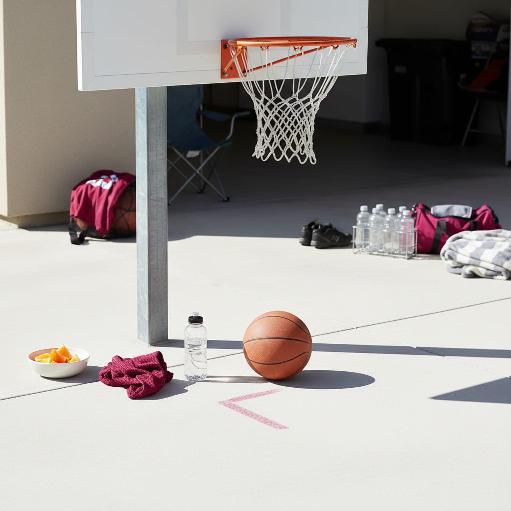 Driveway Basketball: Hoop Height by Age + First Games