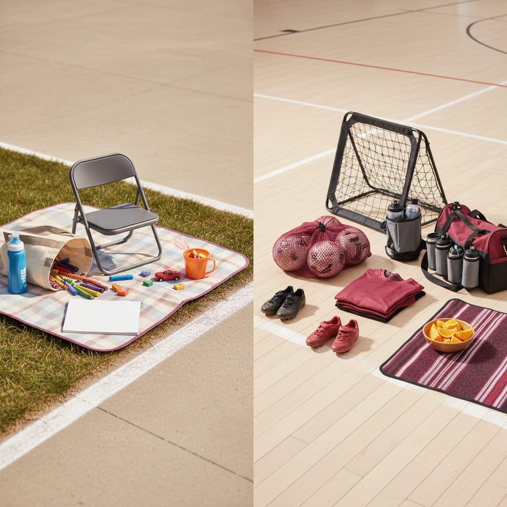 Practice With the Sibling in Tow: The Sideline Bag Plan